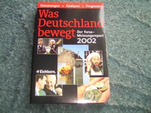 Was Deutschland bewegt - Der forsa- Meinungsreport 2002 -  Stimmungen, Analysen, Prognosen.