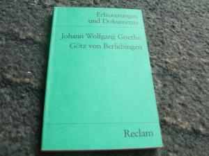 gebrauchtes Buch – Neuhaus, Volker  – Johann Wolfgang Goethe - Goetz von Berlichingen - Erläuterungen und Dokumente - Reclams Universal-Bibliothek Nr. 8122 (2)