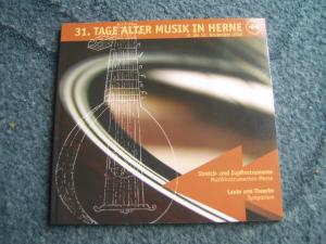 Tage Alter Musik in Herne - 31. Tage Alter Musik in Herne - Stadt Herne / WDR 3 (Hrsg.)