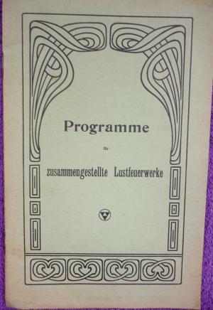 Programme für zusammengestellte Lustfeuerwerke. Nr. 309 - 411