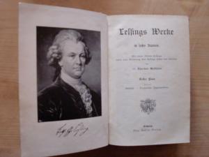 gebrauchtes Buch – Dr. Theodor Matthias – Lessings Werke in sechs Bänden (1.+2. Band)