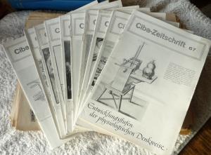 CIBA Zeitschrift ( 12 Hefte ) 1954-56