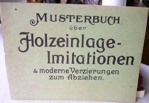 Musterbuch über Holzeinlage-Imitationen & moderne Verzierungen zum Abziehen