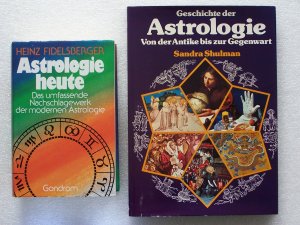 gebrauchtes Buch – Sandra Shulman – Geschichte der Astrologie. Plus ein weiteres Buch.