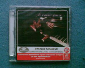 neuer Tonträger – Aznavour – SACD Charles Aznavour - de t'avoir aimée !
