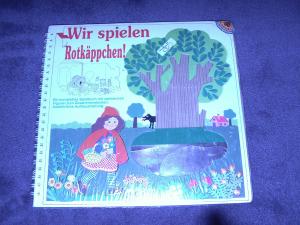 Wir spielen Rotkäppchen - Ein komplettes Spielbuch mit zahlreichen Figuren zum Zusammenstecken