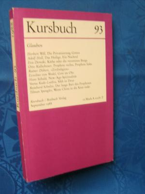 gebrauchtes Buch – Michel / Spengler  – Kursbuch 93