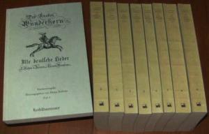 X Des Knaben Wunderhorn - Alte Deutsche Lieder - Gesammelt von L. A. von Arnim und Clemens Brentano. Studienausgabe in neun Bänden, komplett: Band 1-3 […]