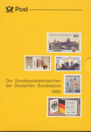 gebrauchtes Buch – Deutsche Bundespost – Die Sonderpostwertzeichen der deutschen Bundespost 1989 - Jahrbuch mit den postfrischen Marken der BRD und Berlin  (Briefmarken für Sammler)