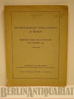 gebrauchtes Buch – Hänsel, Bernhard u. Berthold Riese  – Mitteilungen der Berliner Gesellschaft für Anthropologie