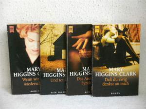 4 X Mary Higgins Clark - Das Anastasia-Syndrom + Daß du ewig denkst an mich + Und tot bist du + Wenn wir uns wiedersehen