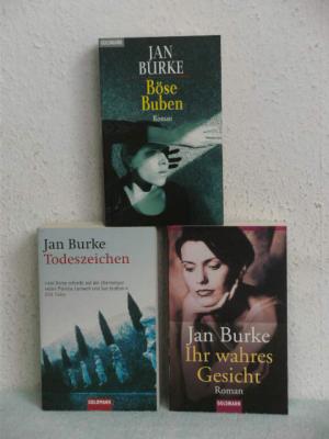 3 X Jan Burke - Ihr wahres Gesicht + Böse Buben + Todeszeichen