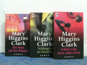 3 X Mary Higgins Clark - Schlaf wohl, mein süßes Kind + Schlangen im Paradies + Das Haus auf den Klippen