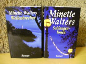 2 X Minette Walters - Schlangenlinien + Wellenbrecher