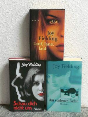 4 X Joy Fielding - Am seidenen Faden + Lauf, Jane, lauf + Tanz, Püppchen, tanz + Schau dich nicht um