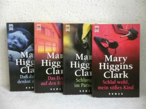 4 X Mary Higgins Clark - Schlaf wohl, mein süßes Kind + Schlangen im Paradies + Das Haus auf den Klippen + Daß du ewig denkst an mich