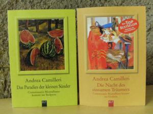 gebrauchtes Buch – Andrea Camilleri – 2 X Commissario Montalbano - Das Paradies der kleinen Sünder + Die Nacht des einsamen Träumers