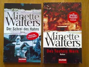 2 X Minette Walters - Der Schrei des Hahns + Des Teufels Werk