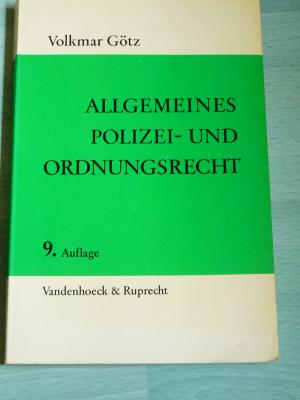 Allgemeines Polizei- und Ordnungsrecht