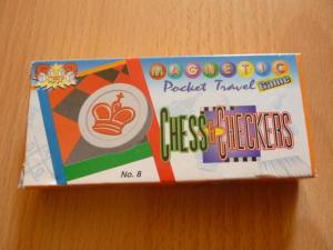 gebrauchtes Spiel – Chess&Checkers - PocketTravelGame - magnetic