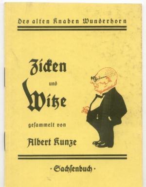 gebrauchtes Buch – Albert Kunze – Zicken und Witze