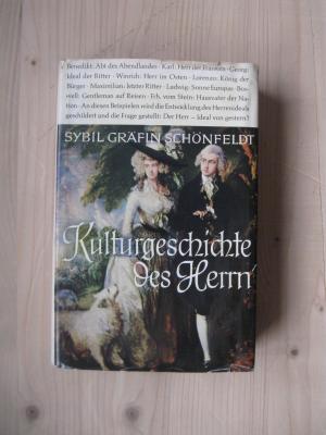 antiquarisches Buch – Sybil Gräfin Schönfeldt – Kulturgeschichte des Herrn (gebunden)