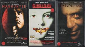 gebrauchter Film – Michael Mann Jonathon Demme – 3 x Dr Hannibal Lector: Manhunter AND The Silence of the Lambs AND Hannibal