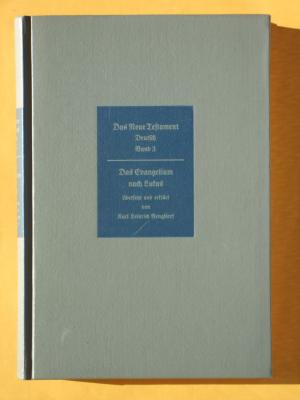 antiquarisches Buch – übersetzt und erklärt von Karl Heinrich Rengstorf – Das Evangelium nach Lukas