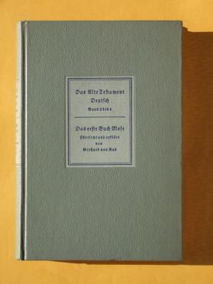 antiquarisches Buch – übersetzt und erklärt von Gerhard von Rad – Das erste Buch Mose