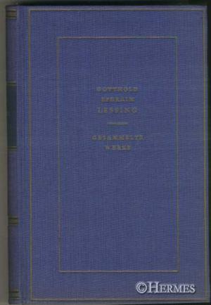 antiquarisches Buch – Belletristik - Lessing, Gotthold Ephraim – Gesammelte Werke. Erster Band: Gedichte und Sinnsprüche. Fabeln. Jugenddramen.