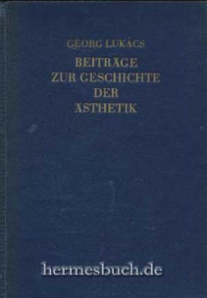 Beiträge zur Geschichte der Ästhetik. Widmung von Albert Wilkening.