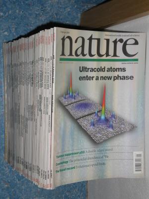 Nature - International weekly journal of science -- Kompletter Jahrgang ( insgesamt 51 Hefte )