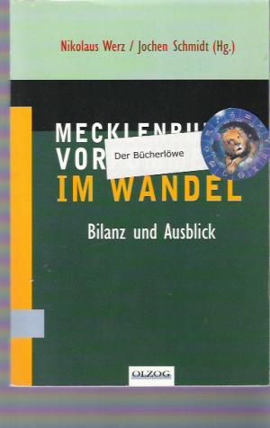 gebrauchtes Buch – Werz, Nikolaus u – Mecklenburg - Vorpommern im Wandel - Bilanz uns Ausblick