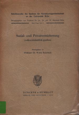 Sozial- und Privatversicherung (volkswirtschaftlich gesehen)