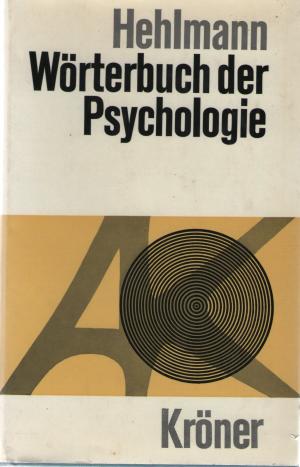 Wörterbuch der Psychologie (4. Auflage)