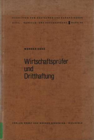 Wirtschaftsprüfer und Dritthaftung