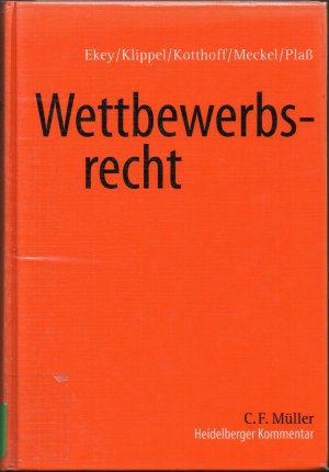 Heidelberger Kommentar zum Wettbewerbsrecht