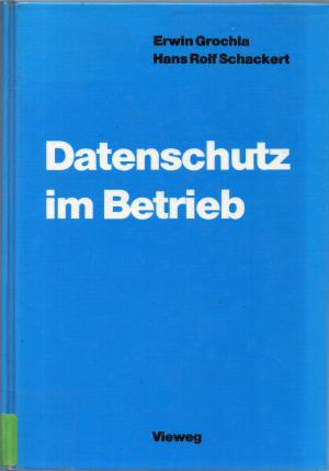 Datenschutz im Betrieb (1982)