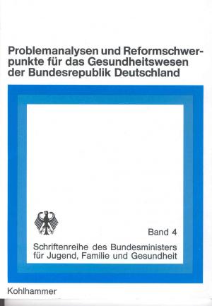 gebrauchtes Buch – Problemanalysen und Reformschwerpunkte für das Gesundheitswesen der Bundesrepublik Deutschland. Schlussbericht über eine vom Bundesministerium geförderte Untersuchung der Studiengruppe für Systemforschung. Schriftenreihe des Bundesministers für Jugend, Fa