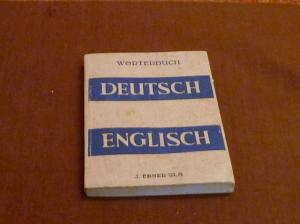 antiquarisches Buch – Fried, Kurt - – Wörterbuch Deutsch-Englisch mit Aussprachebezeichnung -  Teil 1: Allgemeines Wörterverzeichnis mit Einschluß der technischen Ausdrücke, Teil 2: Wichtige Wörter für den Behördenverkehr und für das öffentliche Leben.