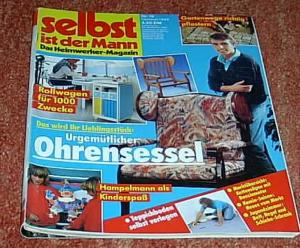 gebrauchtes Buch – Zeitschrift - Heft 10 /Oktober 1988 – Selbst ist der Mann - Das Heimwerker-Magazin - Rollwagen/ Ohrensessel/ Teppichboden / Hampelmann