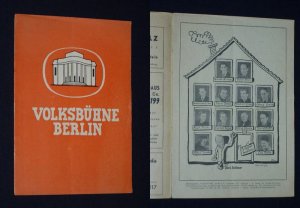 Programmheft Volksbühne Berlin 1948. DER ZIMMERHERR von Herrmann Mostar. Regie/ Bühnenbild: Wolfgang Böttcher, Musik: Herbert Trantow, musikal. Ltg.: […]