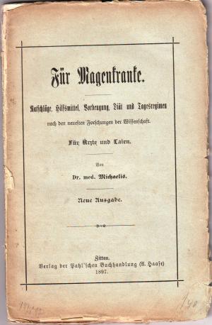 Für Magenkranke - Neue Ausgabe 1897