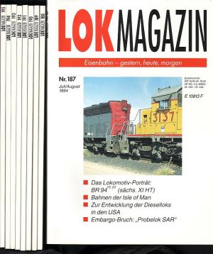 Lokmagazin. Eisenbahn - gestern, heute, morgen. 9 Hefte