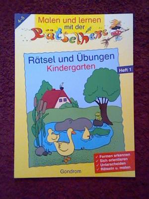 Rätselhexe: Rätsel und Übungen Kindergarten 4-5 Jahre