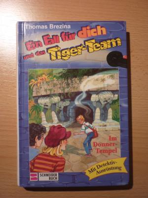 gebrauchtes Buch – Thomas Brezina – Ein Fall für dich und das Tigerteam / Im Donnertempel