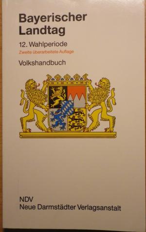 Bayerischer Landtag, 12. Wahlperiode Volkshandbuch