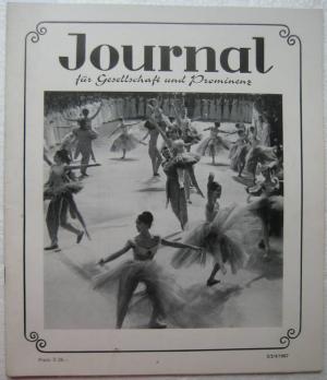 Journal für Gesellschaft und Prominenz. Ausgabe 2/2/4/1967. Chefredakteur: Peter Martin Bleibtreu.