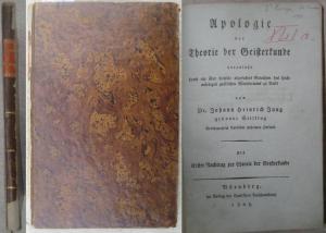 Apologie der Theorie der Geisterkunde veranlaßt durch ein über dieselbe abgefaßtes Gutachten des Hochwürdigen geistlichen Ministeriums zu Basel. Als Erster […]