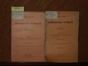 Lehrbuch der kaufmännischen Arithmetik